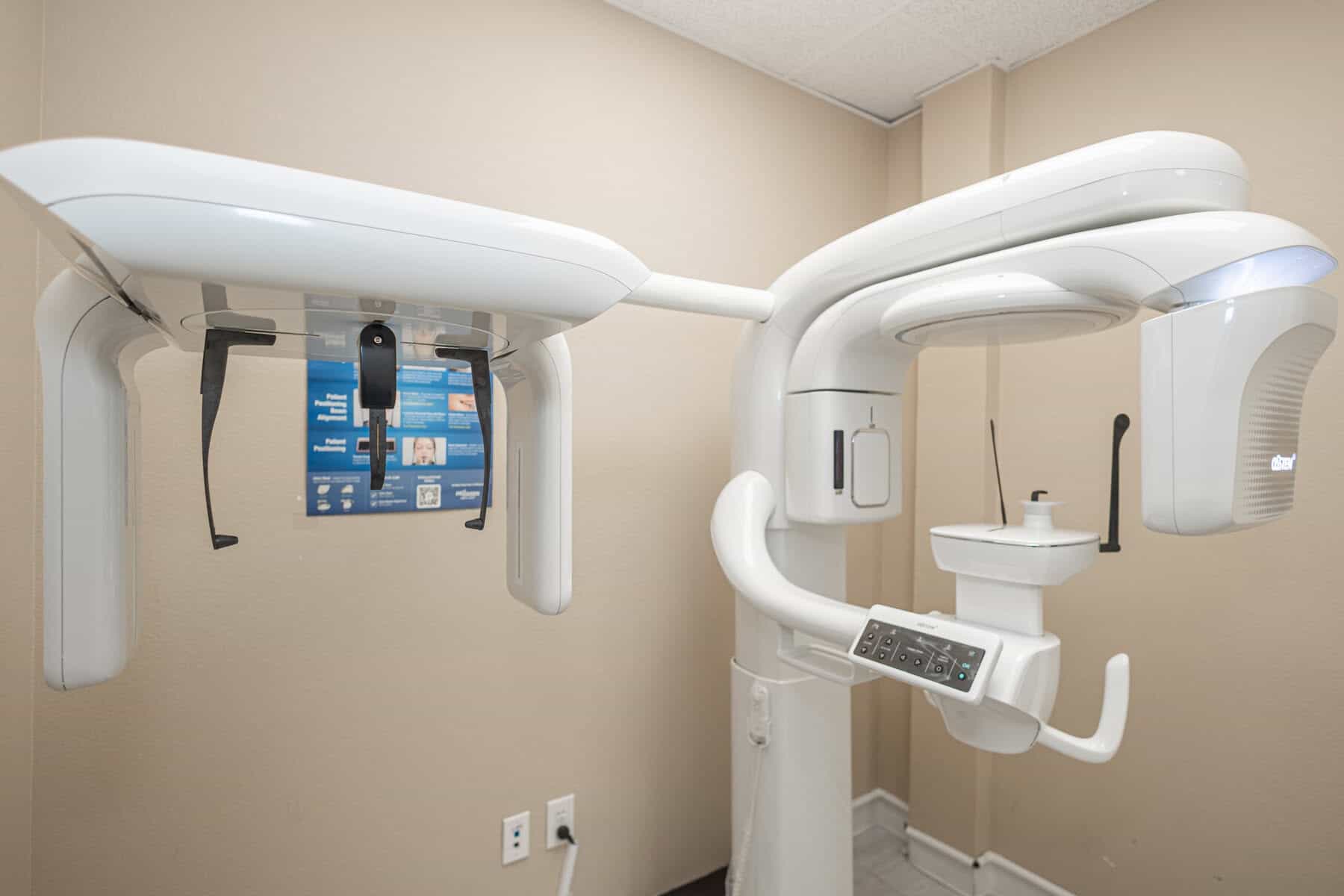 Cone beam CT scanner in a Blooming Dental treatment room