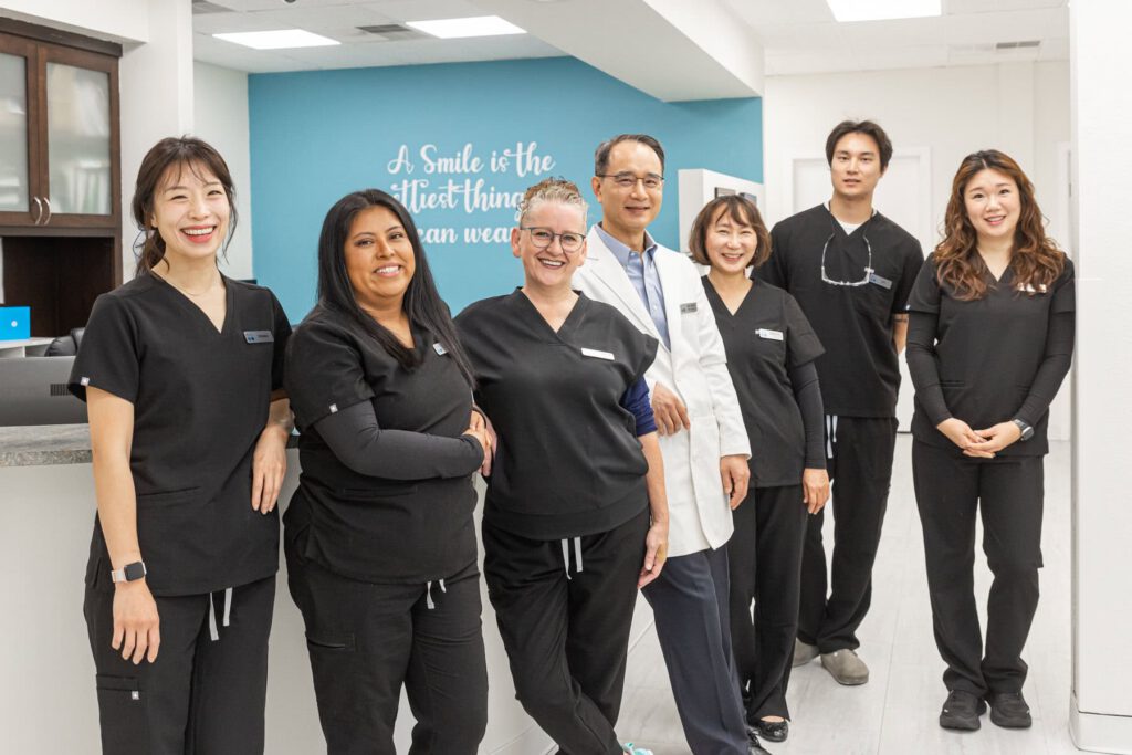 The Blooming Dental team at the Des Moines office, south of Seattle