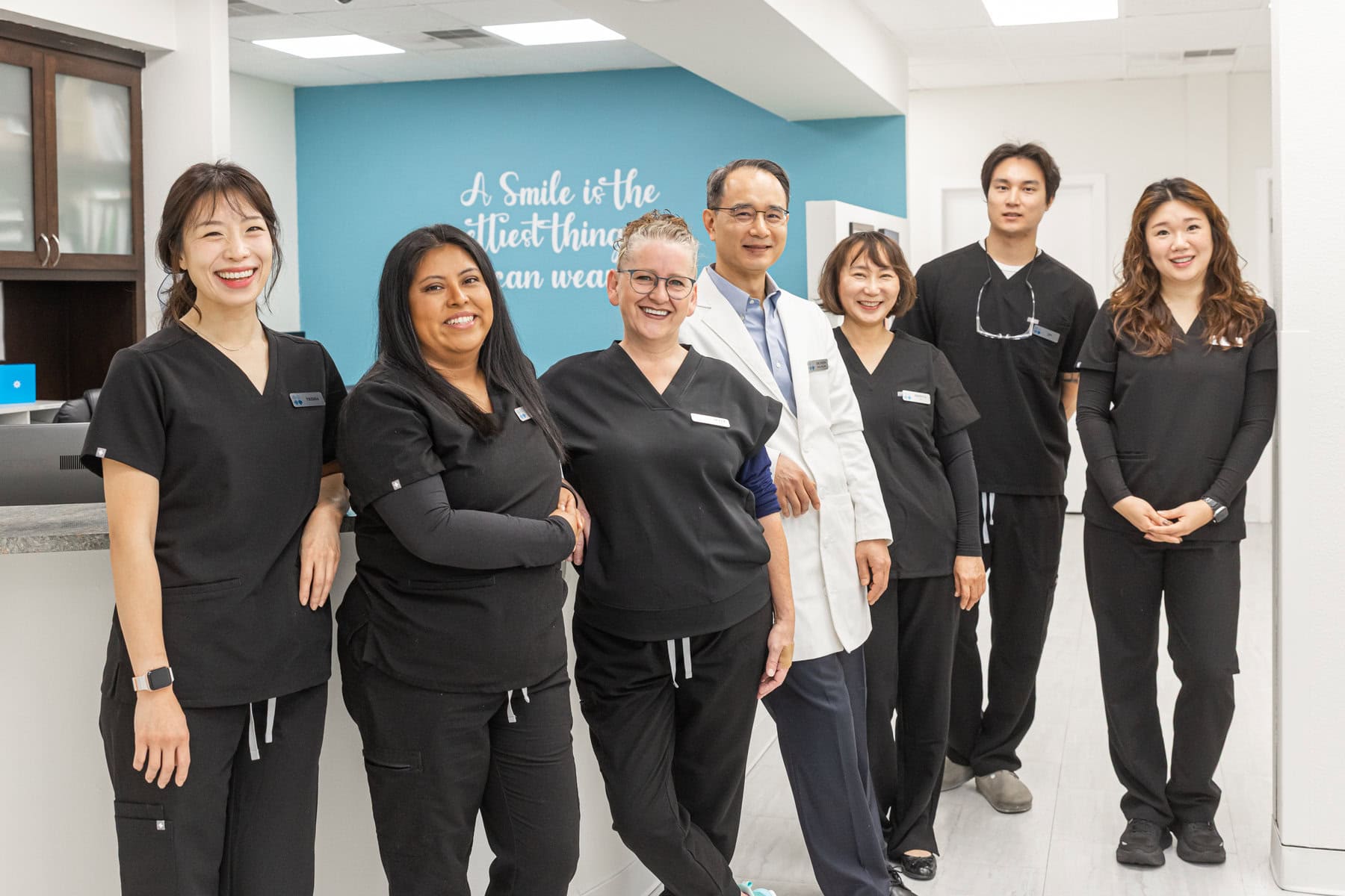 The Blooming Dental team at the Des Moines office